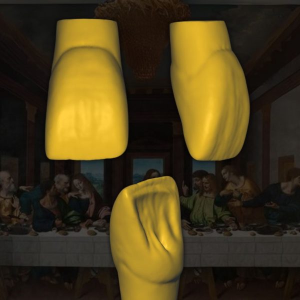 Archivo STL Leonardo da Vinci - Escaneado 3D dental optimizado.