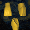 Prótesis digital CAD/CAM Old Van Gogh - Vista lateral de la anatomía dental.