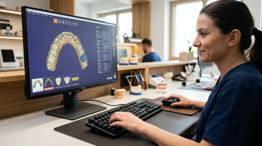 Controles y Atajos de Teclado de Exocad