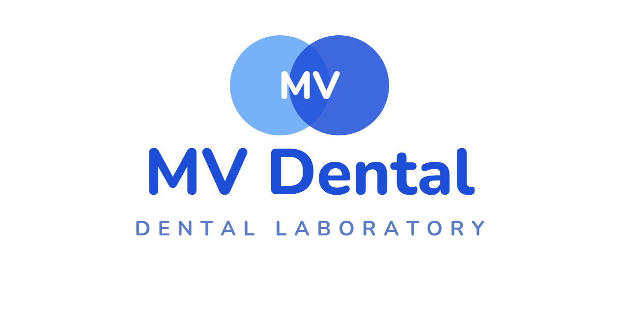 Logotipo de MV Dental Laboratory, cliente de Prodecad